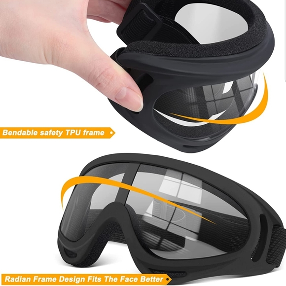 Gray Ski Goggles Snowboard Goggles Kids Youth Adults Men Women UV ATV - Picture 4 of 10